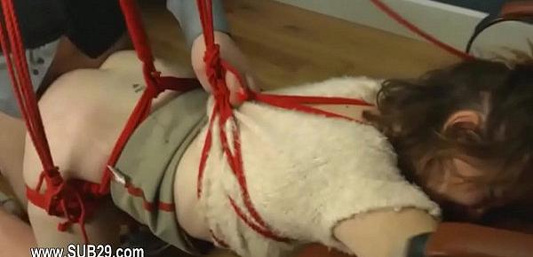  1-To much of rope and glamorous BDSM submissive sex -2016-01-05-13-47-047